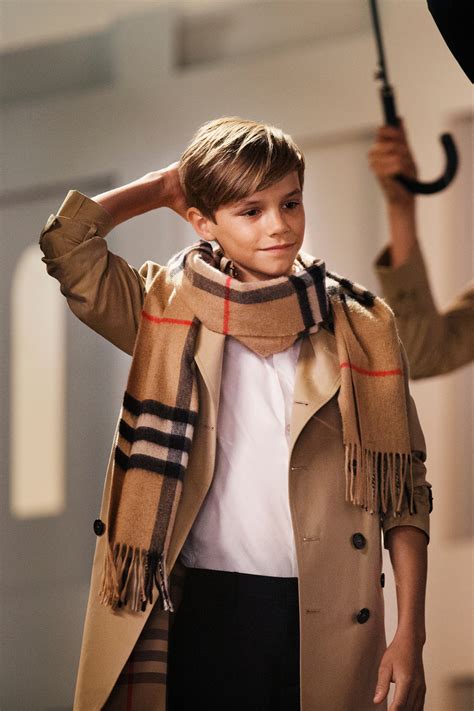 romeo beckham burberry 2018